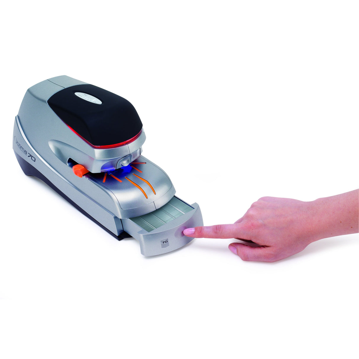 Swingline Optima 70 Electric Stapler - Silver, 70 Sheet Capacity